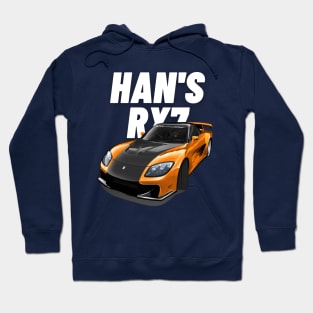 Han's rx7 tokyo drift Hoodie